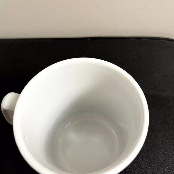 Vintage Pier One Imports White and Blue Logo Coffee Cup - Picture 3 of 3